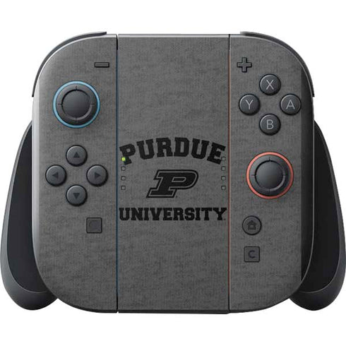 Purdue University Purdue Grey Logo Nintendo Switch 2 (2025) with Joy-Con Skin